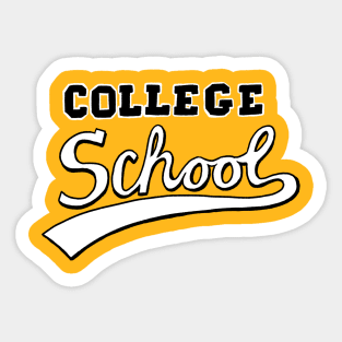 College School Sticker